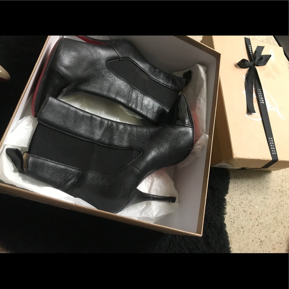 Christian Louboutin Black Tucson 100 Booties